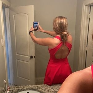 Red dress